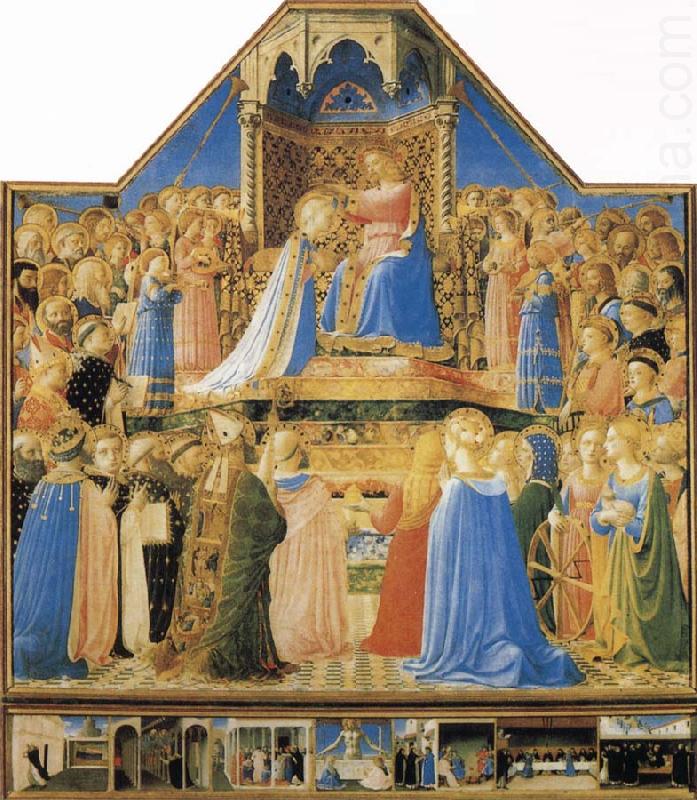 The Coronation of the Virgin, Fra Angelico